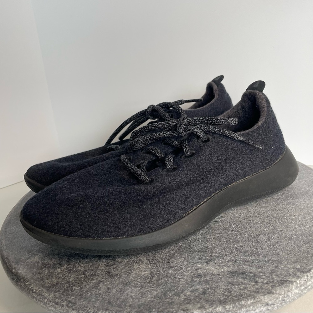 Allbirds Black Wool Tree Runners Tennis Shoes 9